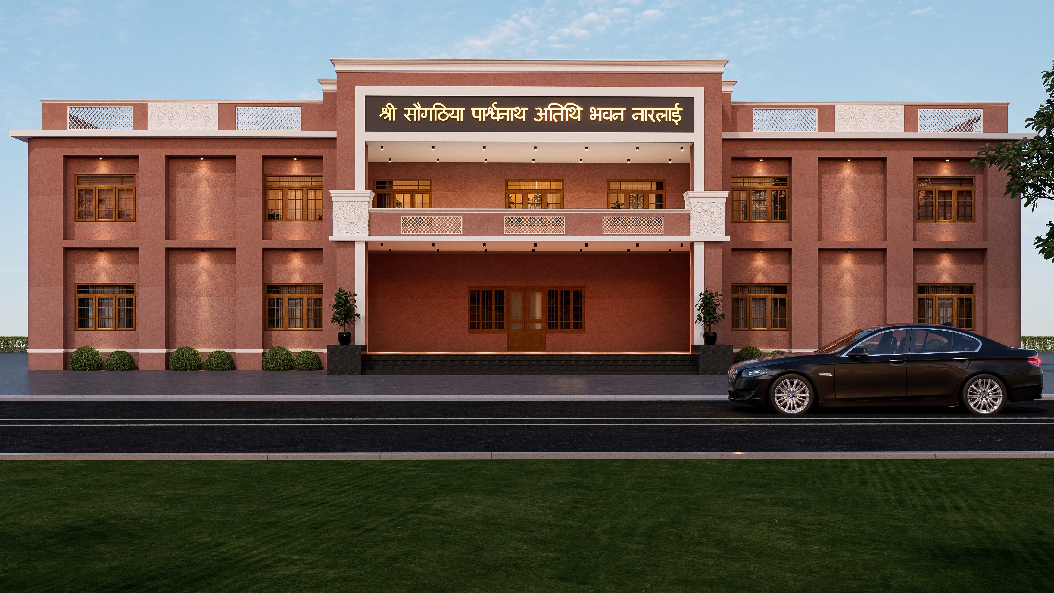 Dadawadi Jain Dharamshala Facade